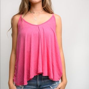 Free People Pink Tank Top NWT